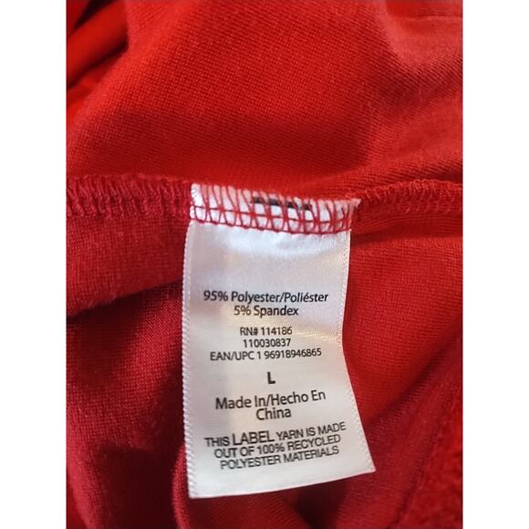 Juicy Couture Red Jeweled Y2K Hooded Velour Tracksuit Set Jacket (L) Pants (XXL) - Picture 10 of 12